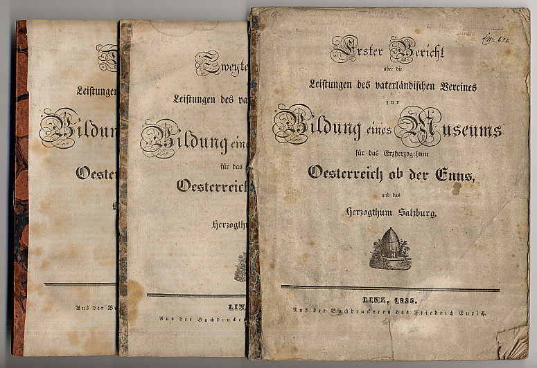 Erster (Zweiter und Dritter) Bericht über die Leistungen des vaterländischen Ve