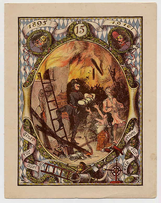 Festfeier der freiwilligen Feuerwehr Felizenzell anläßlich ihres fünfzehnjährige