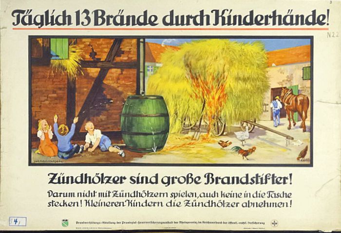 Täglich 13 Brände durch Kinderhände!