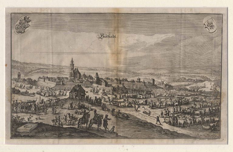 Merian, Kupferstich - Butstadt.