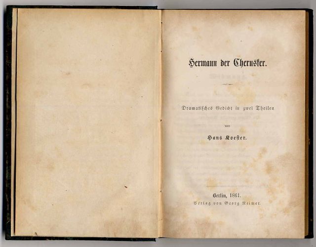 Koester, Hermann der Cherusker.