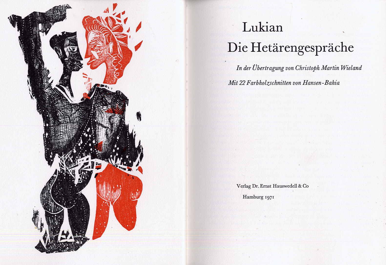 Lucianus: Die Hetärengespräche.
