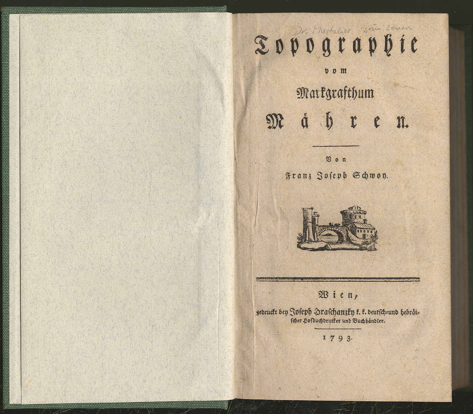 Schwoy, Topographie vom Markgrafthum Mähren.