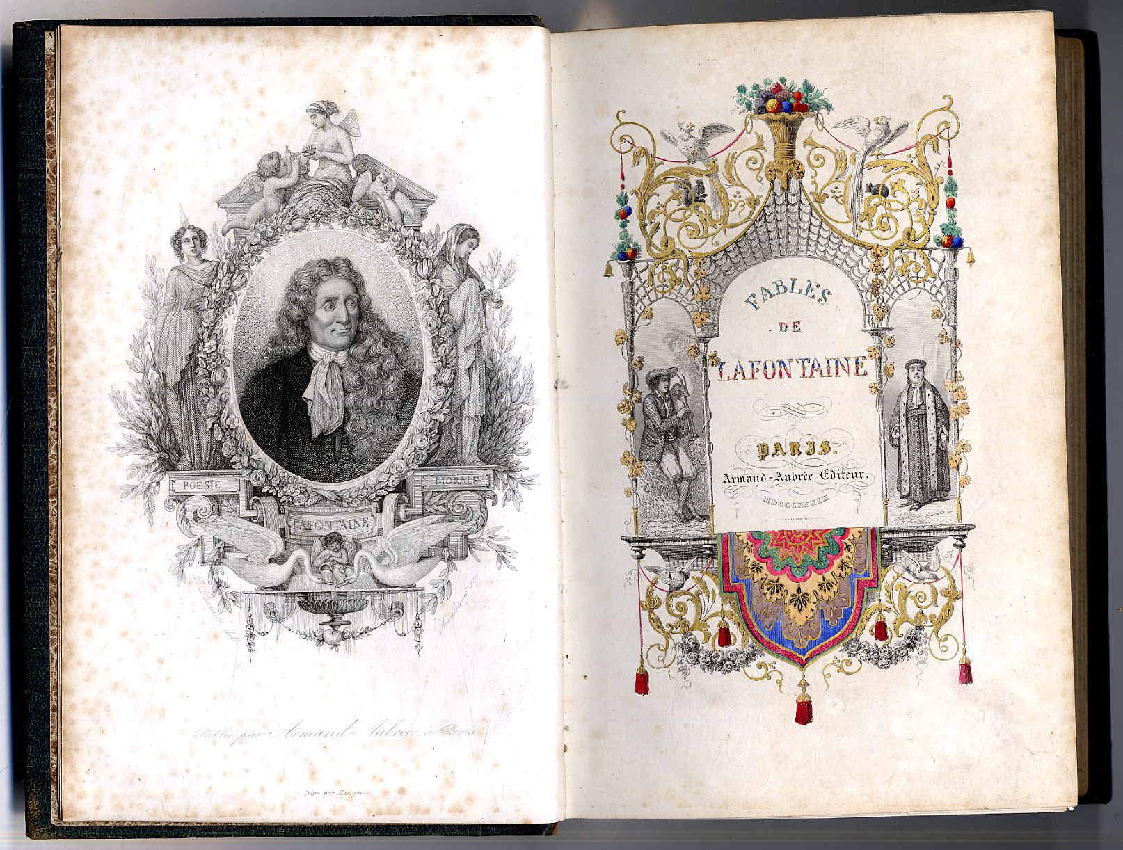 [La Fontaine, Fables de La Fontaine. Avec une notice et des notes par M. de Walc