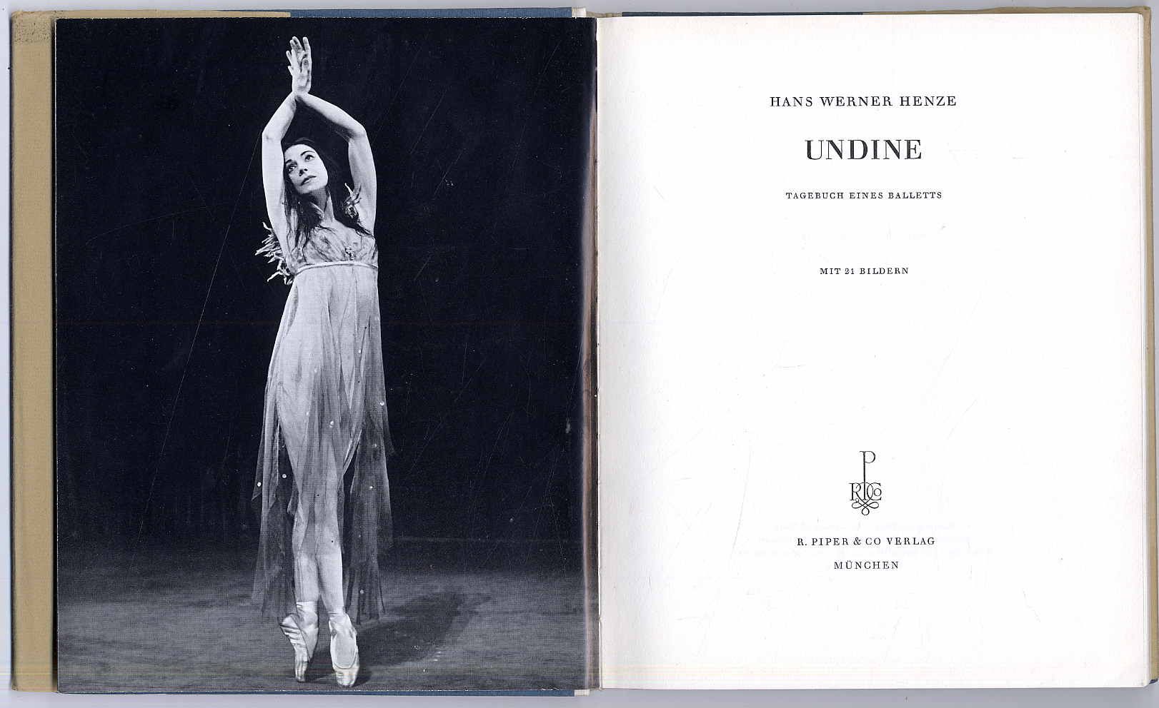 Henze, Undine. Tagebuch eines Balletts.