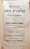 [Küttner, Briefe eines sachsen aus der Schweiz an seinen Freund in Leipzig.