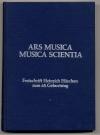 Altenburg, Ars Musica musica scientia. Festschrift Heinrich Hüschen.