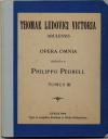 Pedrello, Thomae Ludovici Victoria abulensis. Opera Omnia Ornata A Tomus III.