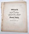 Brahms, Sonate (F moll) für das Pianoforte componirt und der Frau Gräfin Ida von